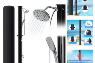 40L Solardusche für Garten – Handbrause,