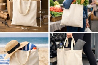 250x Stoffbeutel Baumwolltasche 38x42 cm A-Ware