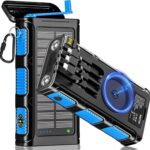 Solar Powerbank 26800 mAh mit Handkurbel