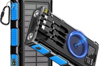 Solar Powerbank 26800 mAh mit Handkurbel