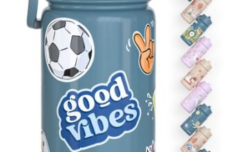 Trinkflasche Kinder Edelstahl mit Strohhalm Thermosflasche