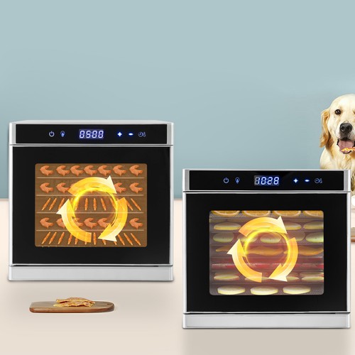 6/8 Etagen Dörrautomat Dörrapparat LCD Edelstahl