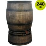 Wassertank / Regentonne Set Wein-Fass Design