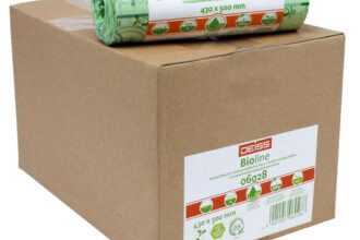 DEISS Biomüllbeutel 20 Liter, 06028, 100%