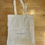 NEU! Gucci Jutebeutel Tasche Stoffbeutel Elfenbein/Beige