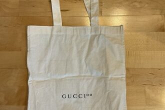 NEU! Gucci Jutebeutel Tasche Stoffbeutel Elfenbein/Beige
