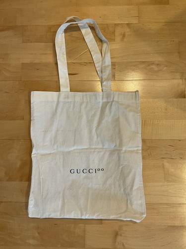 NEU! Gucci Jutebeutel Tasche Stoffbeutel Elfenbein/Beige