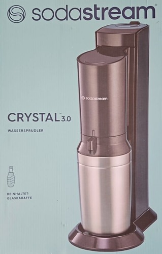 SodaStream Wassersprudler Crystal 3.0 inkl. Glasflasche