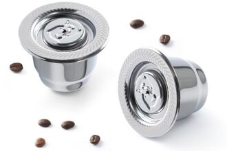 Wiederverwendbare Kaffeekapseln, nachfüllbar, Espresso Pod aus