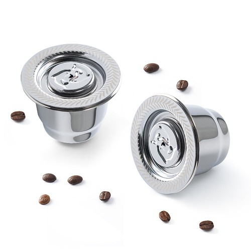 Wiederverwendbare Kaffeekapseln, nachfüllbar, Espresso Pod aus