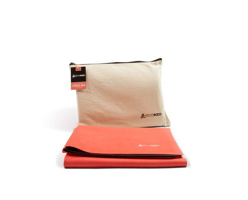 Reise Yogamatte “Coral Red“ Naturkautschuk vegan