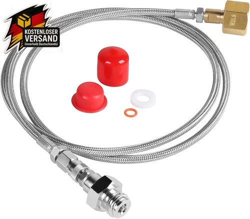 CO2 Adapter-Hochdruckschlauch 1.5M, Wassersprudler CO2 Schlauch
