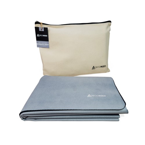 Reise Yogamatte aus Naturkautschuk ULTIMATE GRAY