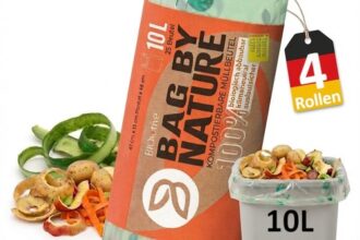 10L Biomüllbeutel mit Henkel | 100