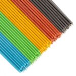 100 Stk. farbige Bienenwachskerzen Kollektion №80