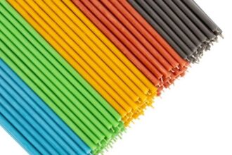 100 Stk. farbige Bienenwachskerzen Kollektion №80