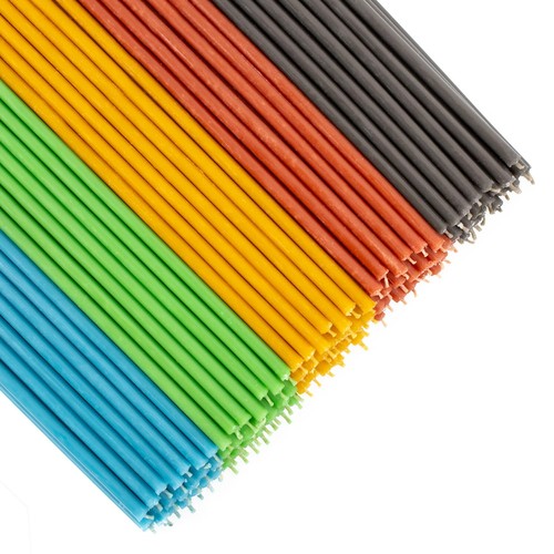 100 Stk. farbige Bienenwachskerzen Kollektion №80