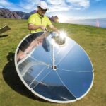 1500W Solarkocher Kleiner Solargrill mit Parabolspiegel