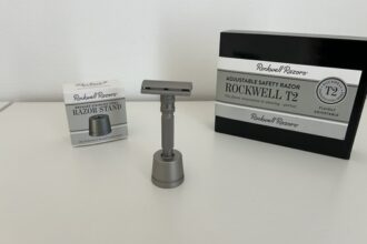 Rockwell T2 Rasierhobel, Butterfly-Verschluss, Edelstahl
