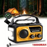 Notfall Kurbelradio 16000mAh Solar Power Bank