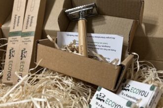 Zero Waste Rasierhobel Set für Männer