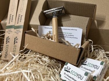 Zero Waste Rasierhobel Set für Männer