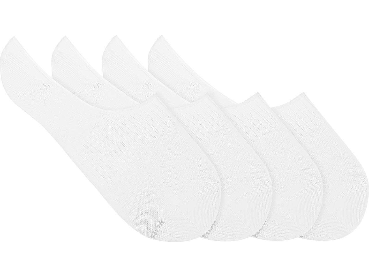 VON JUNGFELD 2er-Pack Bio-Füßlinge, pure white, Gr. 43/46