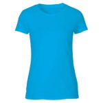 Neutral Bio-Damen-T-Shirt mit Rundhalsausschnitt saphirblau, Gr. L