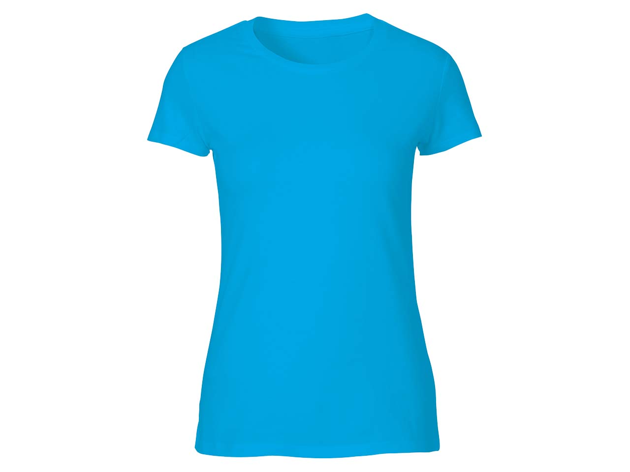 Neutral Bio-Damen-T-Shirt mit Rundhalsausschnitt saphirblau, Gr. L