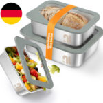 Nicelock Aufbewahrungsdosen 3Er Set Mit Glasdeckel
