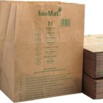 bioMat Kompostierbare 7l Biomülltüten aus Papier,