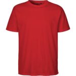 Neutral Bio-Unisex-T-Shirt mit Rundhalsausschnitt, red, Gr. S
