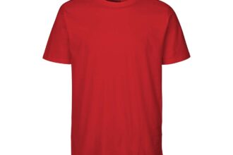 Neutral Bio-Unisex-T-Shirt mit Rundhalsausschnitt, red, Gr. S