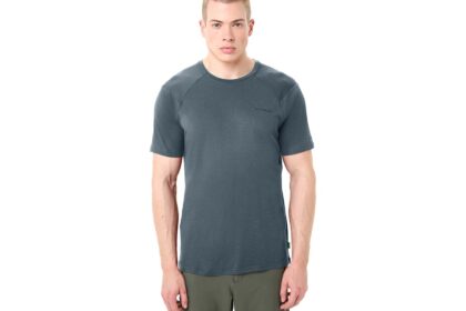 VAUDE Herren-T-Shirt "Essential Wool" mit 90 % Merinowolle, heron, Gr. XL
