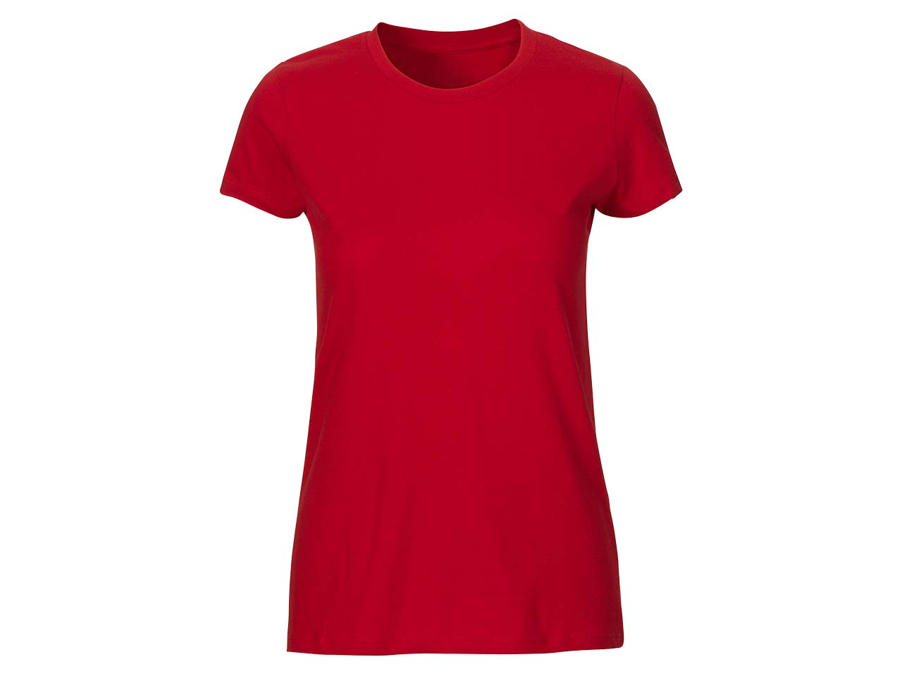 Neutral Bio-Damen-T-Shirt mit Rundhalsausschnitt rot, Gr. L