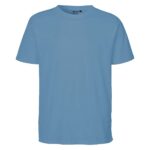 Neutral Bio-Unisex-T-Shirt mit Rundhalsausschnitt, dusty indigo, Gr. M