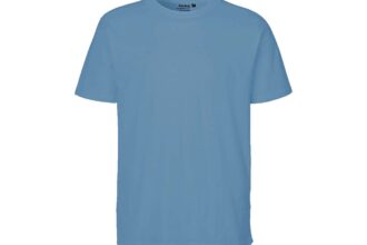 Neutral Bio-Unisex-T-Shirt mit Rundhalsausschnitt, dusty indigo, Gr. M