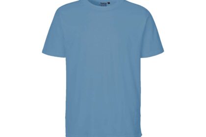 Neutral Bio-Unisex-T-Shirt mit Rundhalsausschnitt, dusty indigo, Gr. M