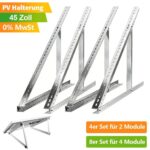Aufständerung Solarmodul Halter Wand Dach Boden