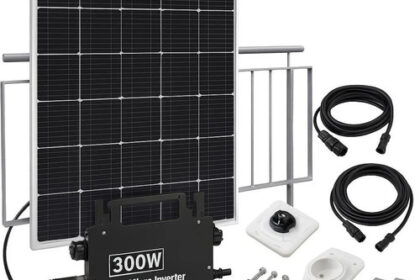 Starterset Solarkraftwerk Solarpanel 300W Balkonkraftwerk inkl.