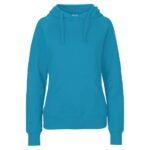 Neutral Bio-Damen-Hoodie sapphire, Gr. S