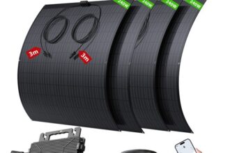 Balkonkraftwerk Solaranlage Komplettset--960W Solarpanel mit 800W
