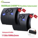 960W Flexibles Solarmodul | 4*240W Flex