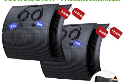 960W Flexibles Solarmodul | 4*240W Flex