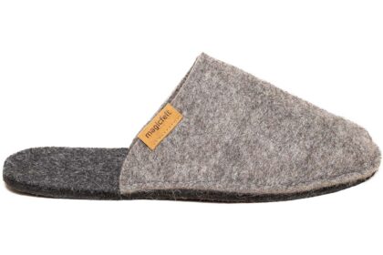 Magicfelt Hausschuhe "Travel 2.0" Tiroler Steinschaf, Gr. 44/45