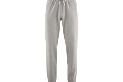 Living Crafts Bio-Herren-Jogginghose "Calvin" mit Schubtaschen grau, Gr. S