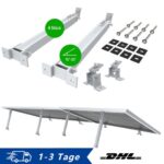 4x Aufständerung 15-30° Solarmodul Halterung Balkonkraftwerk