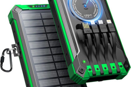 Solar Powerbank 26800Mah Mit Integrierten 4