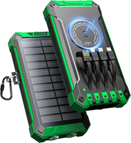 Solar Powerbank 26800Mah Mit Integrierten 4