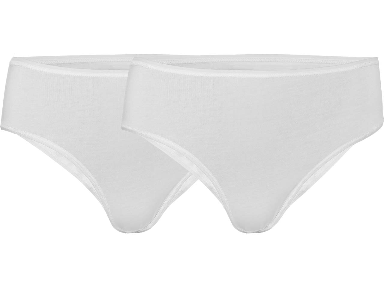Living Crafts 2er-Pack Bio-Damen-Slip 'TARISSA' mit Spitze, offwhite, Gr. M